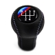 BMW Leather M Technic Tri Color ///M stitched Gear Shift Knob Stick 5 Speed Manual Transmission Shifter Lever