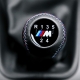 BMW Leather M Sport Tri Color ///M stitched Gear Shift Knob Stick 5 Speed Manual Transmission Shifter Lever
