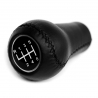 Short Shift Gear Knob For BMW 3 5 6 7 8 Series 6 Speed Manual Transmission Genuine Leather Gear Stick Shifter Lever Push-in Type