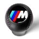 BMW Leather Motorsport Tri Color ///M stitched Gear Shift Knob Stick 5/6 Speed Manual Transmission Shifter Lever