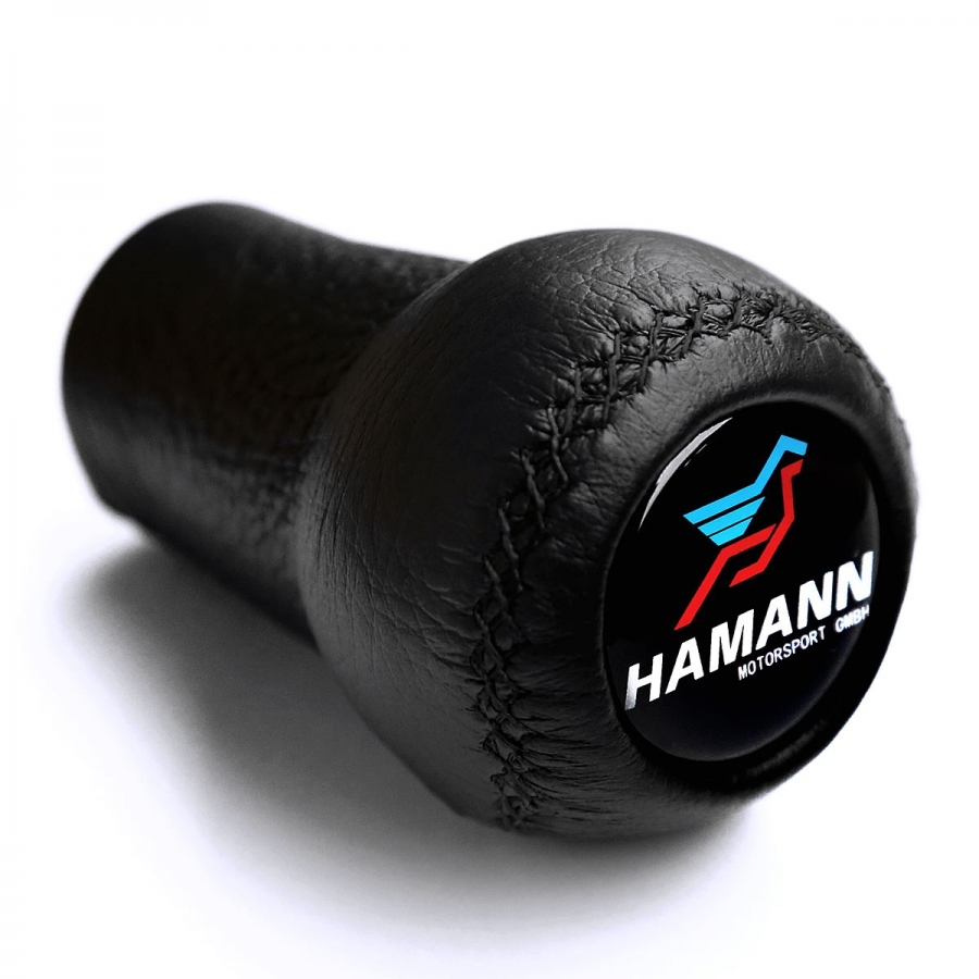 BMW Hamann Leather Gear Shift Knob Stick 5/6 Speed Manual Transmission Shifter Lever