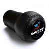 Short Shift Gear Knob For Hamann BMW 3 5 6 7 8 Series 4-5-6 Speed Manual Transmission Genuine Leather Shifter Lever Push-in Type