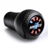 Short Shift Gear Knob For Hartge BMW 3 5 6 7 8 Series 6 Speed Manual Transmission Genuine Leather Shifter Lever Push-in Type