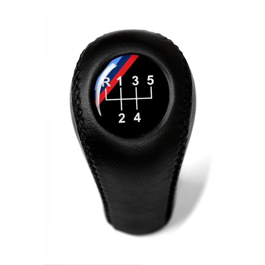 BMW M Technic Leather Gear Shift Knob Stick 5 Speed Manual Transmission Shifter Lever