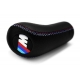 BMW M Technic Tri Color ///M stitched Leather Gear Shift Knob Stick 5/6 Speed Manual Transmission Shifter Lever