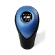 BMW M Sport Blue/Black Leather Gear Shift Knob Stick 6 Speed Manual Transmission Shifter Lever