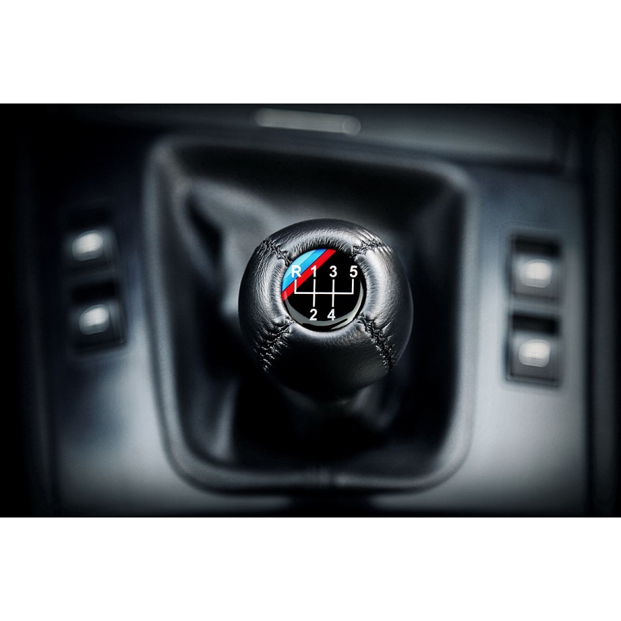 BMW Leather M Technic Classic Gear Shift Knob Stick 5 Speed Manual Transmission Shifter Lever