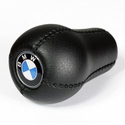 BMW Leather Classic Gear Shift Knob Stick 5/6 Speed Manual Transmission Shifter Lever