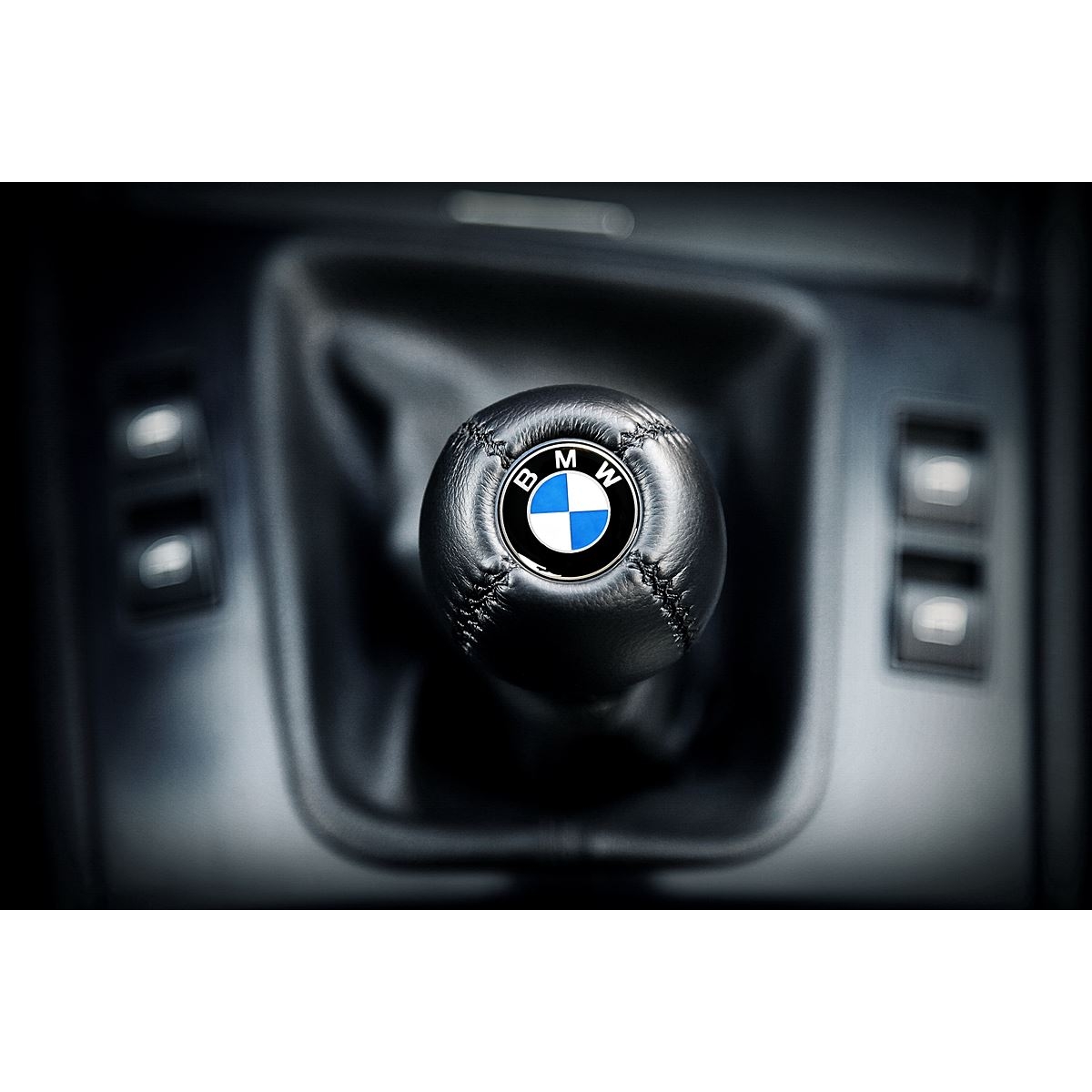 Auto Schalthebel Stick Manuelle Schaltknauf Mit Echt Leder Power Farbe  Handbremse Gamasche Shift Boot Für BMW