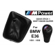 BMW E36 M Technic Leather Gear Shift Knob Stick 5 Speed Manual Transmission Shifter Lever & Gaiter Boot