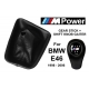 BMW E46 M Sport Leather Gear Shift Knob Stick 5 Speed Manual Transmission Shifter Lever & Gaiter Boot