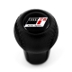 Audi RS-Line Leather Screw-On Type Gear Shift Knob Stick 5/6 Speed Manual Transmission Shifter Lever