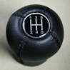 Audi Short Shift Knob 5 Speed Manual Transmission Genuine Leather Gear Shifter Lever Screw-On Type M12x1.5