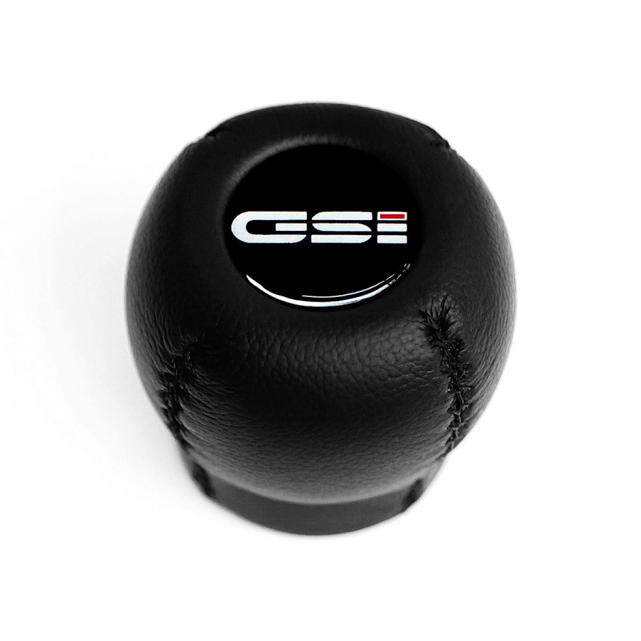 Opel Gsi Leather Gear Shift Knob Stick 5/6 Speed Manual Transmission Shifter Lever