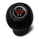 Volkswagen Gti Leather Screw-On Type Gear Shift Knob Stick 5 Speed Manual Transmission Shifter Lever