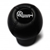 Volkswagen Motorsport Genuine Leather Shift Knob 4 & 5 Speed Manual Transmission Gear Shifter Lever Screw-On Type M12x1.5