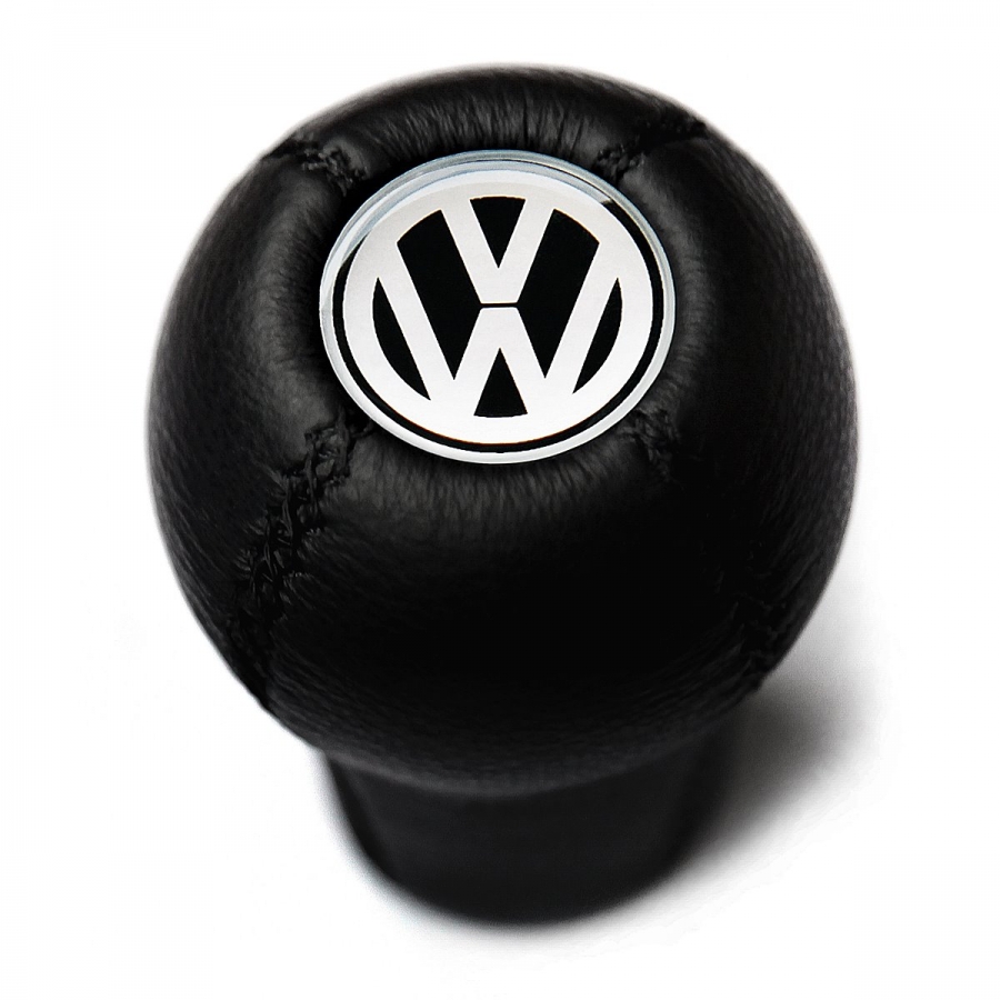Volkswagen Leather Screw-On Type Gear Shift Knob Stick Manual Transmission Shifter Lever