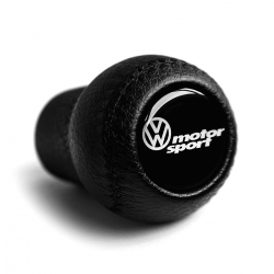 Volkswagen Motorsport Leather Screw-On Type Gear Shift Knob Stick Manual Transmission Shifter Lever