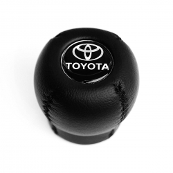 Toyota Leather Screw-On Type Gear Shift Knob Stick 6 Speed Manual Transmission Shifter Lever