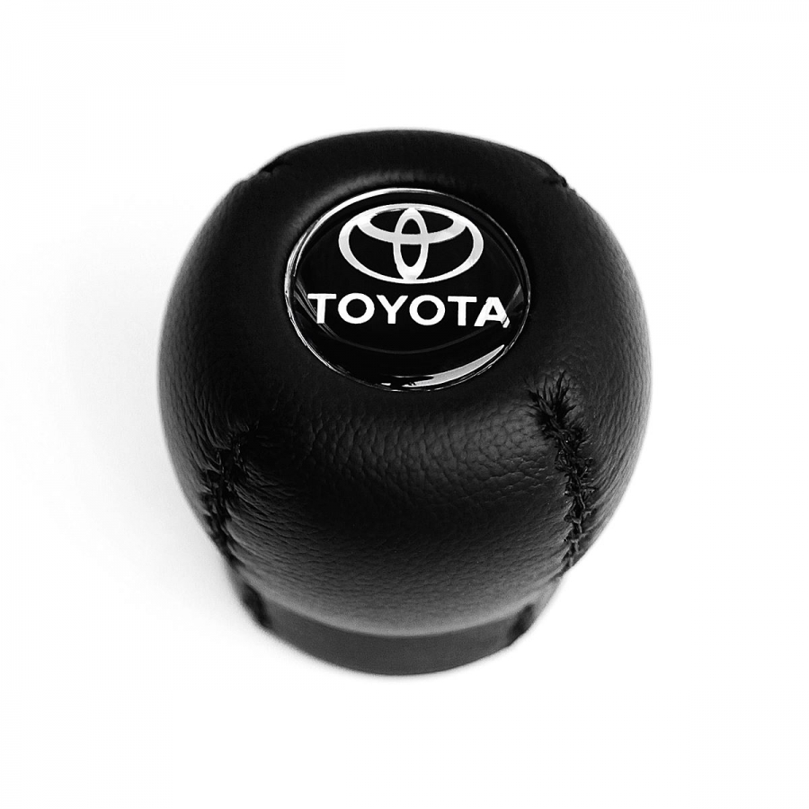 Toyota Leather Screw-On Type Gear Shift Knob Stick 6 Speed Manual Transmission Shifter Lever