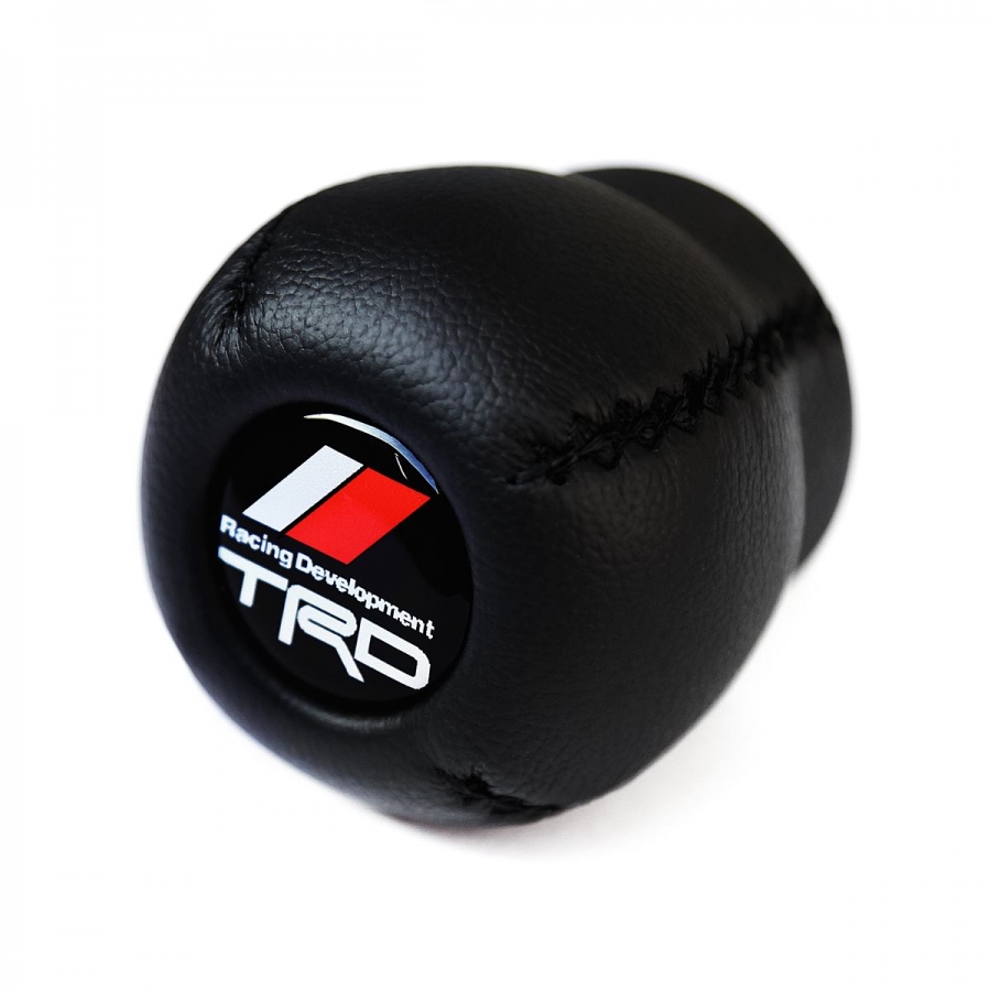 Toyota Trd Leather Screw-On Type Gear Shift Knob Stick 6 Speed Manual Transmission Shifter Lever