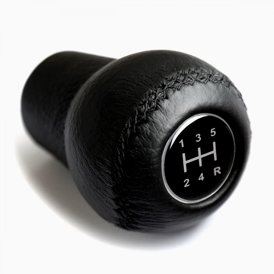 Nissan Leather Gear Shift Knob Stick 5 Speed Manual Transmission Shifter Lever Screw-On Type M10xP1.25