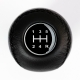 Nissan Leather Gear Shift Knob Stick 5 Speed Manual Transmission Shifter Lever Screw-On Type M10xP1.25