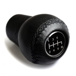 Nissan Leather Gear Shift Knob Stick 6 Speed Manual Transmission Shifter Lever Screw-On Type M10xP1.25