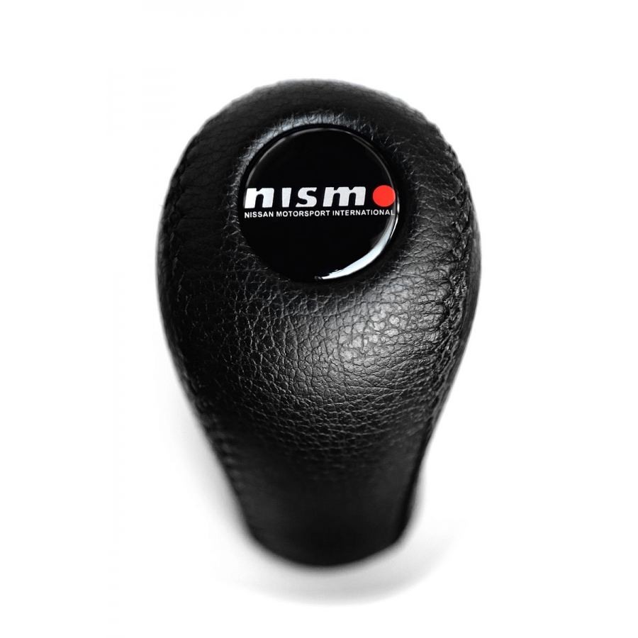 Nissan Nismo Leather Gear Shift Knob Stick 5/6 Speed Manual Transmission Shifter Lever Screw-On Type M10xP1.25