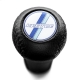 BMW Hartge Blue Classic Leather Gear Shift Knob Stick 5/6 Speed Manual Transmission Shifter Lever