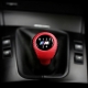 BMW Red/Black Leather M Sport Gear Shift Knob Stick 5 Speed Manual Transmission Shifter Lever
