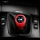 BMW Red/Black Leather M Sport Gear Shift Knob Stick 6 Speed Manual Transmission Shifter Lever