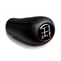Nissan Nismo Leather Gear Shift Knob Stick 5 Speed Manual Transmission Shifter Lever Screw-On Type M10xP1.25