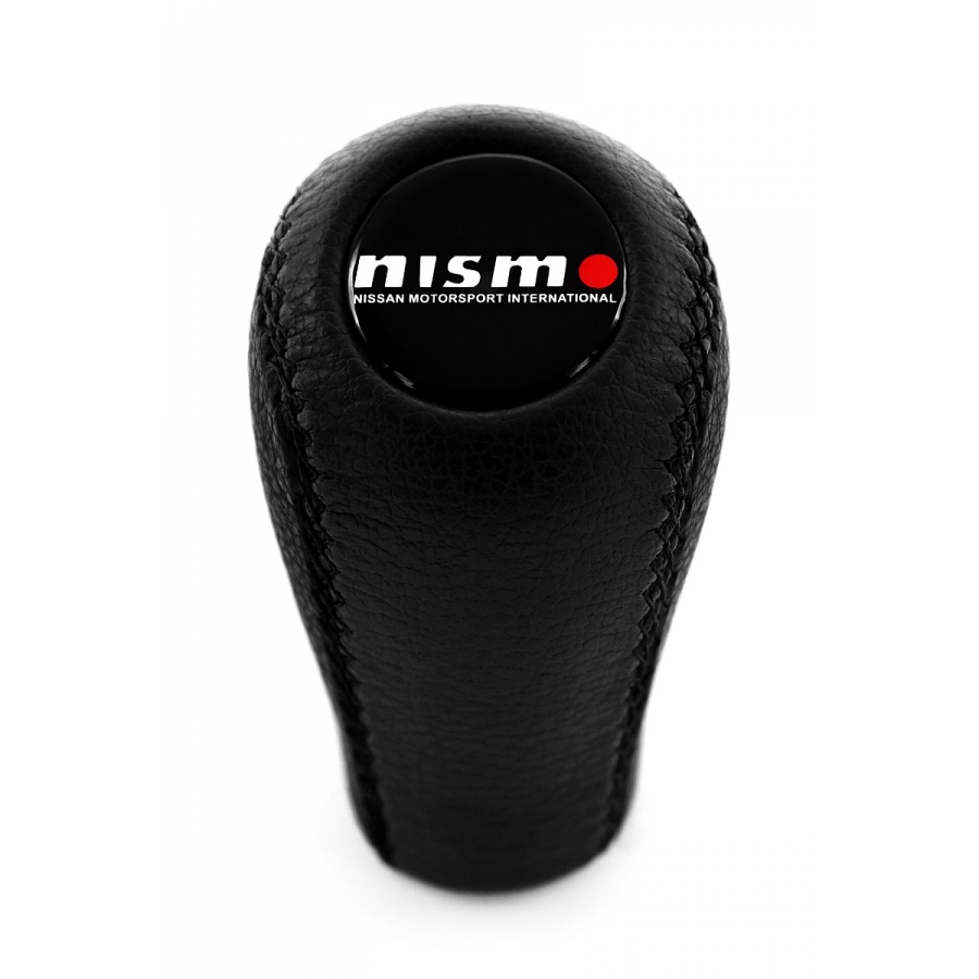 Nissan Nismo Leather Gear Shift Knob Stick 5/6 Speed Manual Transmission Shifter Lever Screw-On Type M10xP1.25
