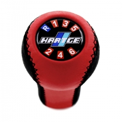 BMW Red/Black Leather M Sport Gear Shift Knob Stick 6 Speed Manual Transmission Shifter Lever