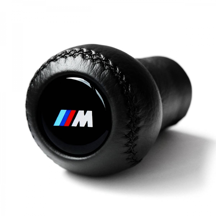 BMW Leather Motorsport Gear Shift Knob Stick 5/6 Speed Manual Transmission Shifter Lever