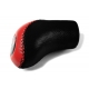 Audi S-Line Red/Black Leather Screw-On Type Gear Shift Knob Stick 5 Speed Manual Transmission Shifter Lever