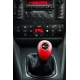 Audi S-Line Red/Black Leather Screw-On Type Gear Shift Knob Stick 5 Speed Manual Transmission Shifter Lever