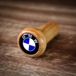 BMW Alpina Classic Wooden Gear Shift Knob Stick 4/5 Speed Manual Transmission Shifter Lever Screw-On