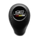 Honda Mugen Power Leather Gear Shift Knob Stick 5/6 Speed Manual Transmission Shifter Lever Screw-On Type M10xP1.5