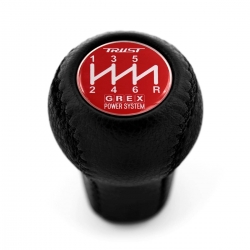 Honda / Acura Trust Grex Red Leather Shift Knob Stick 6 Speed Manual Transmission Shifter Lever M10xP1.5