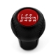 Honda / Acura Trust Grex Red Leather Shift Knob Stick 6 Speed Manual Transmission Shifter Lever M10xP1.5
