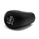 Mitsubishi Greddy Genuine Leather Screw-On Type Gear Shift Knob 5 Speed Manual Transmission Shifter Lever M10x1.25