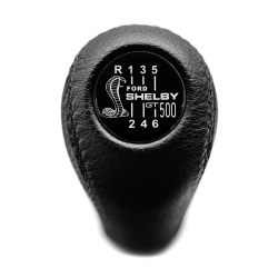 Mitsubishi Greddy Genuine Leather Screw-On Type Gear Shift Knob 5 Speed Manual Transmission Shifter Lever M10x1.25