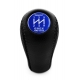 Nissan Genuine Leather Gear Shift Knob Stick 5 Speed Manual Transmission Shifter Lever Screw-On Type M10xP1.25