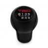 Toyota TRD Leather Screw-On Type Gear Shift Knob Stick 6 Speed Manual Transmission Shifter Lever M12x1.25