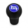 Toyota TEQ Blue Emblem Leather Screw-On Type Gear Shift Knob Stick 5/6 Speed Manual Transmission Shifter Lever M12x1.25