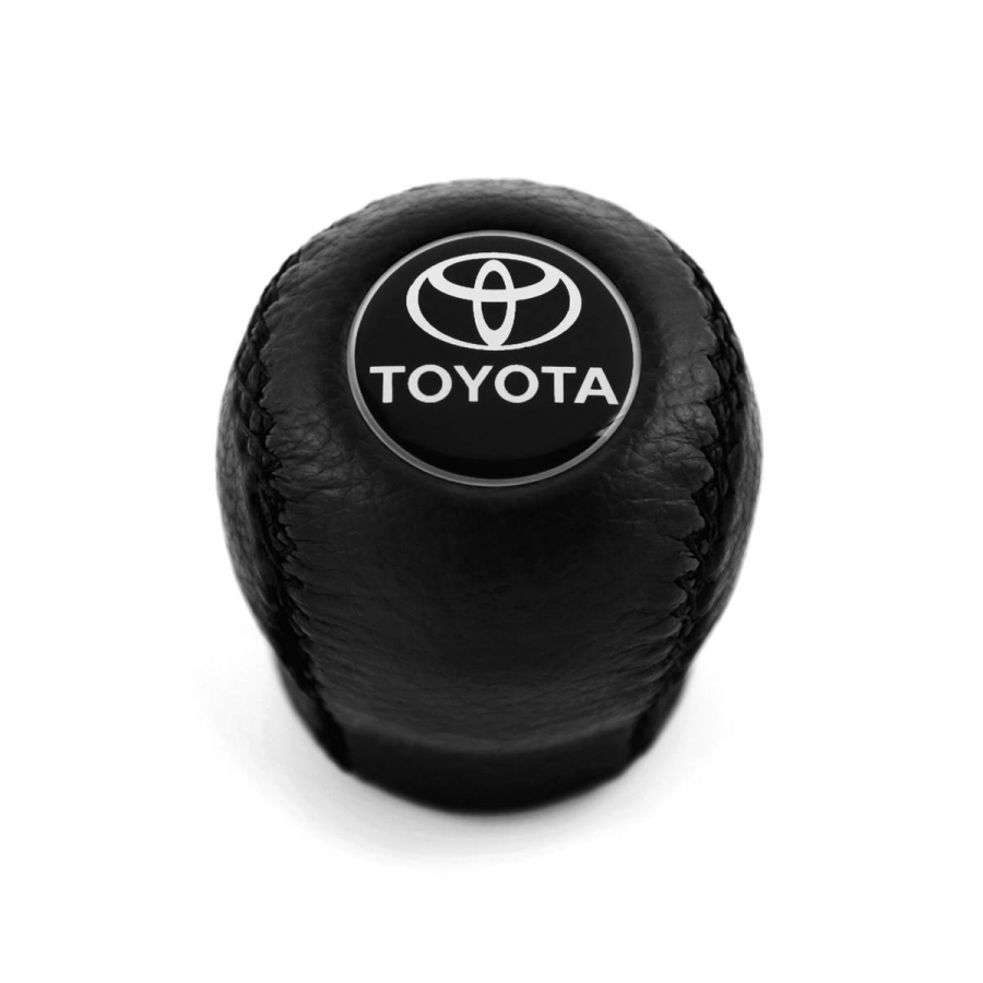 Toyota Leather Screw-On Type Gear Shift Knob Stick 6 Speed Manual Transmission Shifter Lever