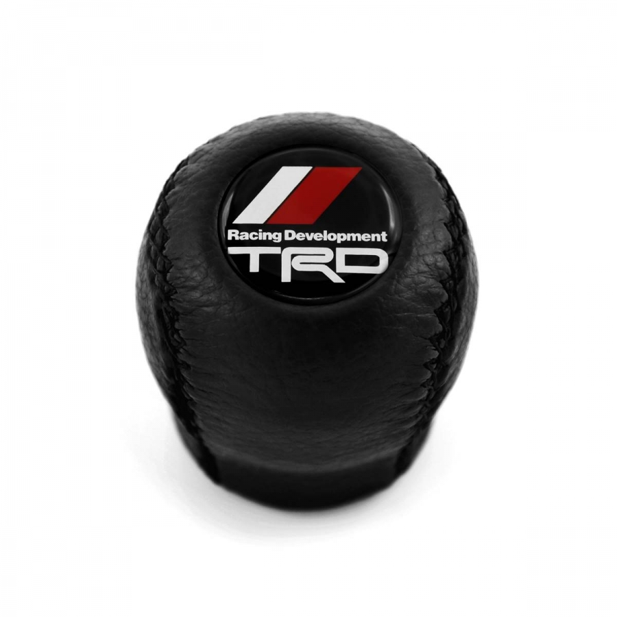 Toyota Trd Leather Screw-On Type Gear Shift Knob Stick 6 Speed Manual Transmission Shifter Lever