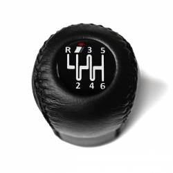 Opel Leather Gear Shift Knob Stick 6 Speed Manual Gearbox Shifter Lever